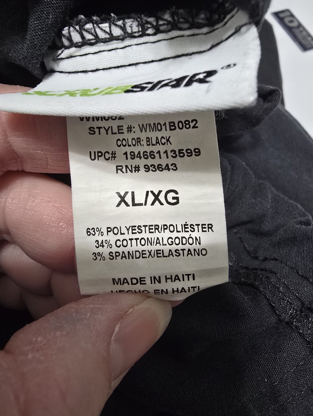 3 pairs Black Scrub Pants size XL with drawstring waist - Women's - Picture 2 of 2